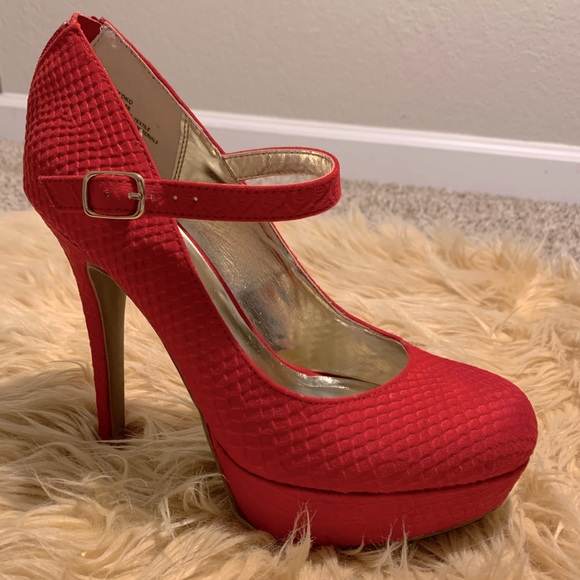 Material Girl Shoes - Material Girl Koko Mary Jane Buckled Strap Pumps size 8